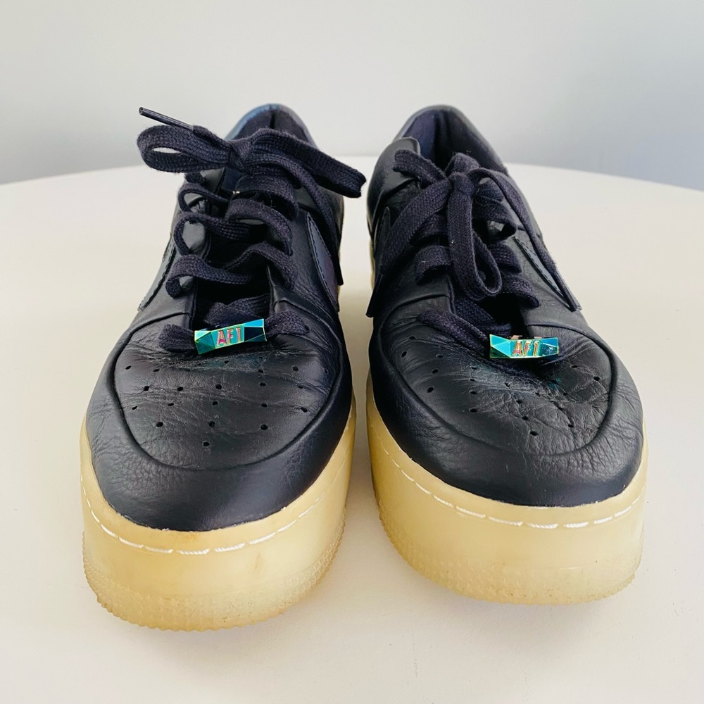 Nike Air Force 1 One Sage Low LX Oil Shoes Women's Size 10 AR5409-004 Grey - Picture 14 of 16